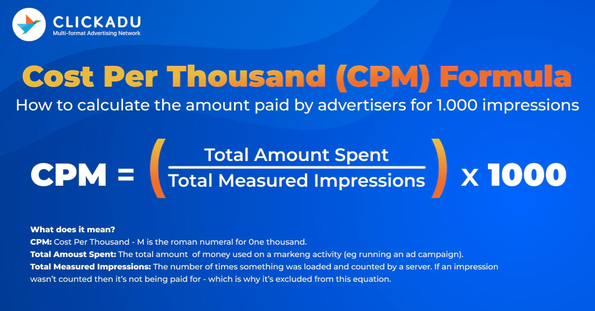 How to calculate CPM - formula